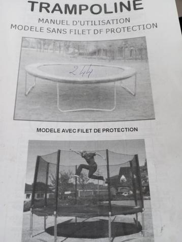 Trampoline 244, Enlèvement, Comme neuf
