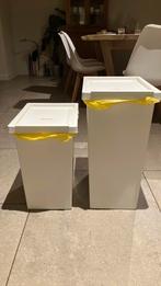 2 ikea vuilbakken 42l en 28l, Ophalen, Kunststof, Gebruikt, 50 tot 75 cm