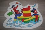 Disney puzzel , goede staat , +- 34x28 cm , mickey , Goofy, Collections, Autres types, Autres personnages, Utilisé, Enlèvement ou Envoi