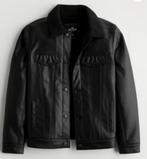 Hollister Trucker Jack Faux Leather met Sherpa Voering, Zwart, Ophalen of Verzenden, Hollister, Maat 56/58 (XL)