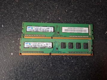 2x 2GB DDR3 beschikbaar voor biedingen