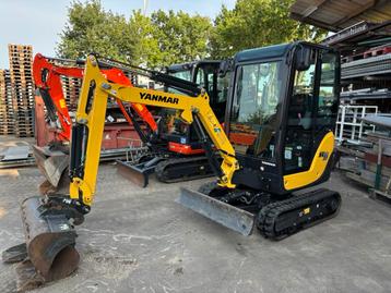 Yanmar minigraver graafmachine als nieuw kraantje snelwissel beschikbaar voor biedingen