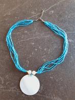 Blauwe ketting en armband, Ophalen, Kunststof, Verstelbaar, Blauw