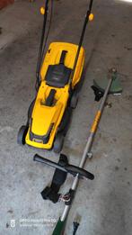 Grasmachine 1300w en bosmaaier met mes, Tuin en Terras, Ophalen, Cirkelmaaier, Elektrische grasmaaier, Zo goed als nieuw