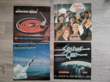 Lot 4 lp's Status Quo beschikbaar voor biedingen