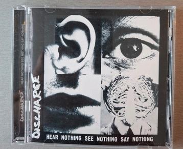 Cd. Discharge. Hear nothing see nothing say nothing. beschikbaar voor biedingen