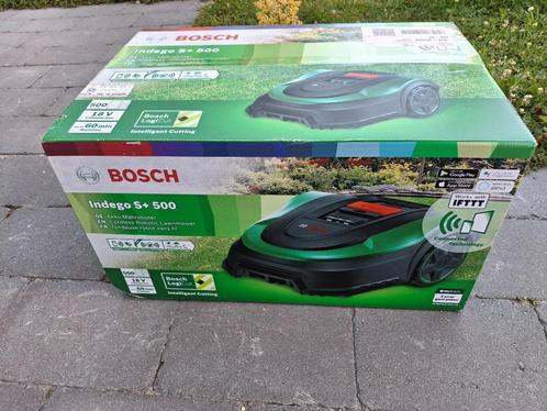Bosch Indego S+ 500 Robotmaaier - Voor gazons tot 500 m2 - I, Tuin en Terras, Robotmaaiers, Nieuw, Minder dan 20 cm, Bestuurbaar via app