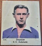 1935 Lecocq (pre panini) 154 Pierre Depauw Anderlecht!, Ophalen of Verzenden, Zo goed als nieuw, Sticker