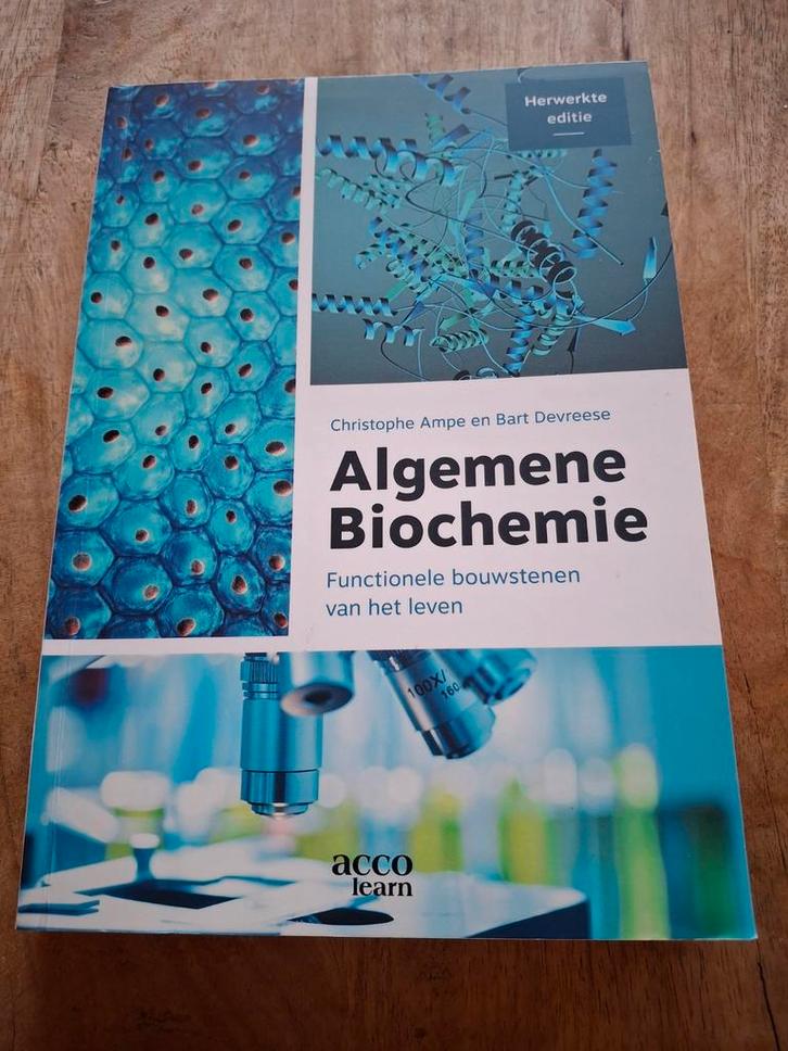 Christophe Ampe - Algemene biochemie- PERFECTE STAAT, Boeken, Wetenschap, Ophalen