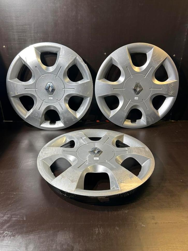 3 enjoliveurs Renault trafic Mégane scenic 16", Autos : Divers, Enjoliveurs, Utilisé, Enlèvement ou Envoi