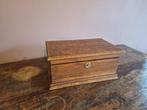 Massief eiken Arts & Crafts doos 1910, Antiek en Kunst, Ophalen of Verzenden