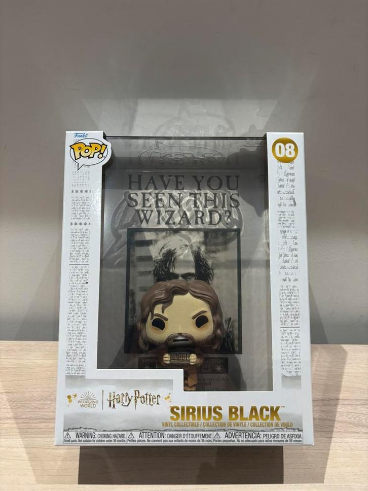 Funko Pop! Harry Potter - Sirius Black Wanted Cover #08, Verzamelen, Harry Potter, Zo goed als nieuw, Ophalen of Verzenden