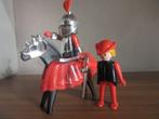Playmobil rode ridder met paard en page vintage, Enlèvement ou Envoi