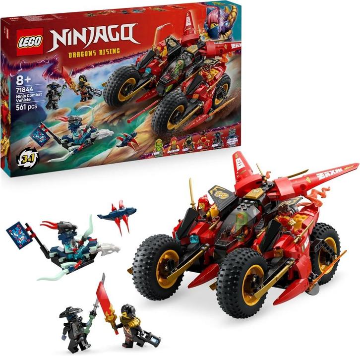 Neuf - Lego Ninjago Le véhicule de combat des ninjas (71844), Kinderen en Baby's, Speelgoed | Duplo en Lego, Nieuw, Lego, Complete set