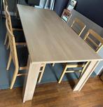Eettafel, stoelen, woonkamertafel, tv-meubel, dressoir, Ophalen, Gebruikt