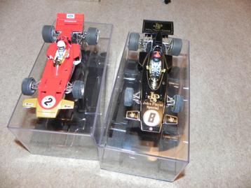 Policar(Slot-It) Lotus 72D(Rindt)+72E(Fitipaldi) beschikbaar voor biedingen