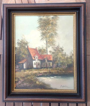 Schilderij stilleven (R. Wolters) beschikbaar voor biedingen