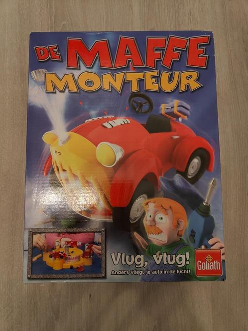 De Maffe Monteur, Hobby en Vrije tijd, Gezelschapsspellen | Bordspellen, Zo goed als nieuw, Een of twee spelers, Drie of vier spelers