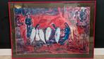 Chagall (After) - Abraham en de 3 engelen, Antiek en Kunst, Ophalen