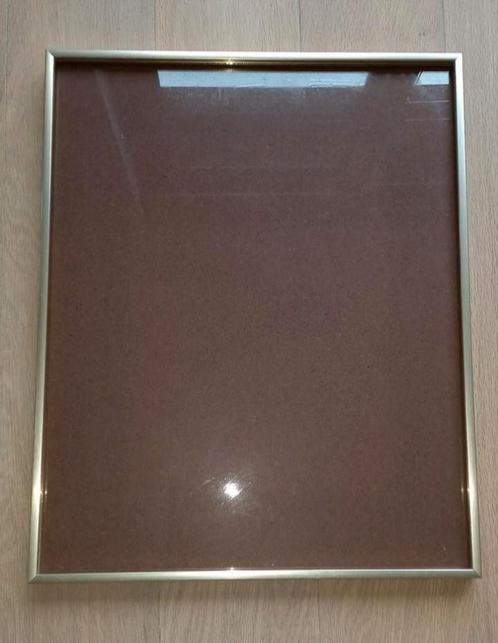Omlijsting van verguld glas. Nieuwstaat. 40cm x 50cm, Huis en Inrichting, Woonaccessoires | Lijsten, Nieuw, Ophalen