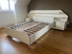 Bed, Maison & Meubles, Chambre à coucher | Lits, 160 cm, Queen size, Bois, Enlèvement
