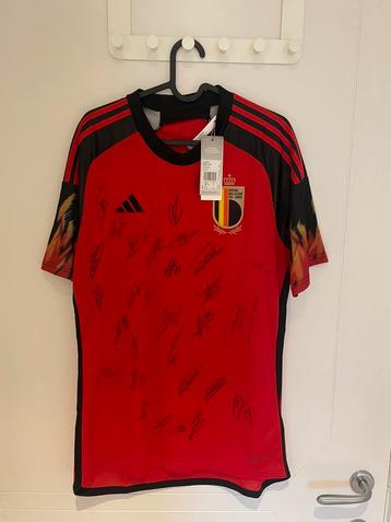 Officieel gesigneerd shirt Rode Duivels  beschikbaar voor biedingen