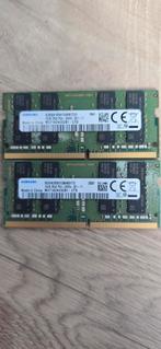 2x RAM Samsung 16 GB DDR4 2666 MHz 2Rx8 – 32 Go SODIMM, Computers en Software, Ophalen of Verzenden, Zo goed als nieuw, DDR4, Laptop