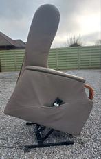 elektrische relax zetel met sta op functie liftfunctie, Ophalen, Gebruikt, Leer