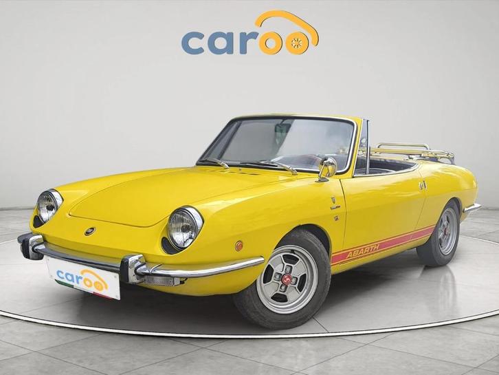 Fiat 850, Auto's, Oldtimers, Bedrijf, Te koop, Fiat, Benzine, Cabriolet, 2 deurs, Handgeschakeld, Overige kleuren, Zwart, Leder