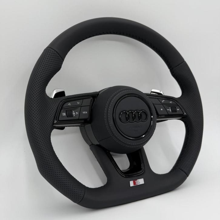 Audi stuur compleet vlak sportief S RS, Auto-onderdelen, Besturing, Audi, Nieuw, Ophalen of Verzenden