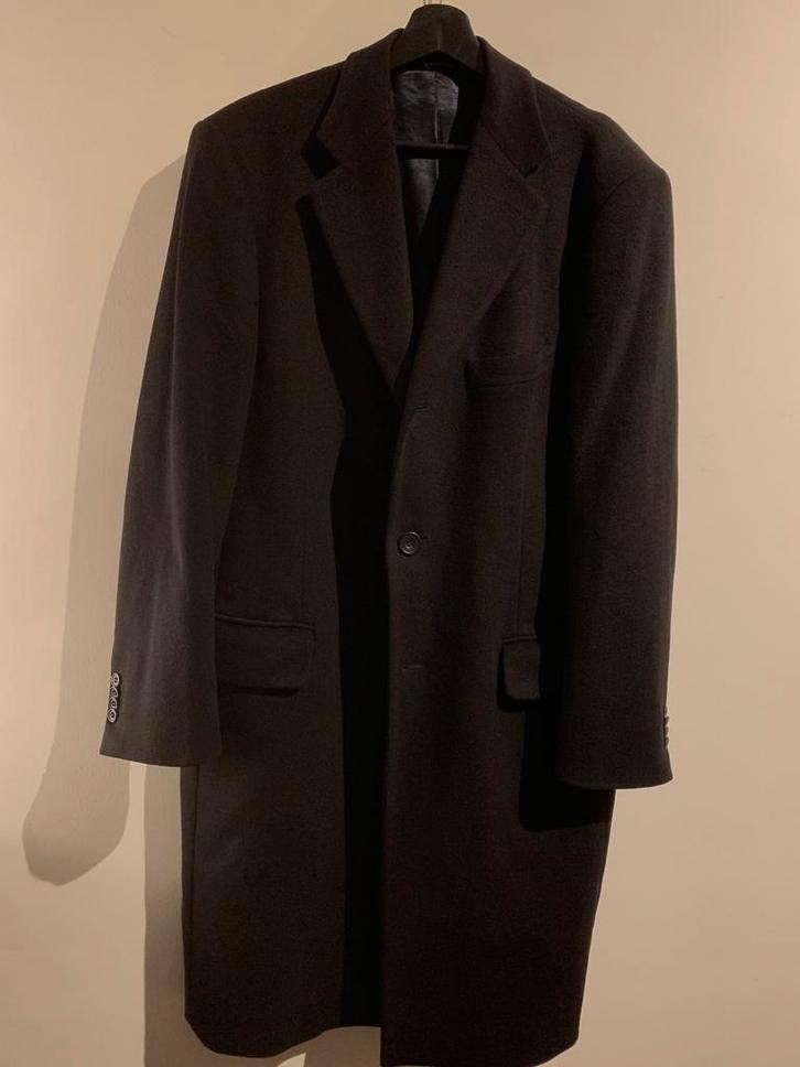 BONAZZI XL zwarte kasjmier jas, Kleding | Heren, Jassen | Winter, Gedragen, Ophalen of Verzenden