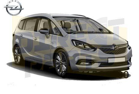 Opel Zafira voorbumper (20|25|25)  (bij PDC en dodehoek dete, Auto-onderdelen, Carrosserie, Bumper, Opel, Voor, Nieuw, Verzenden