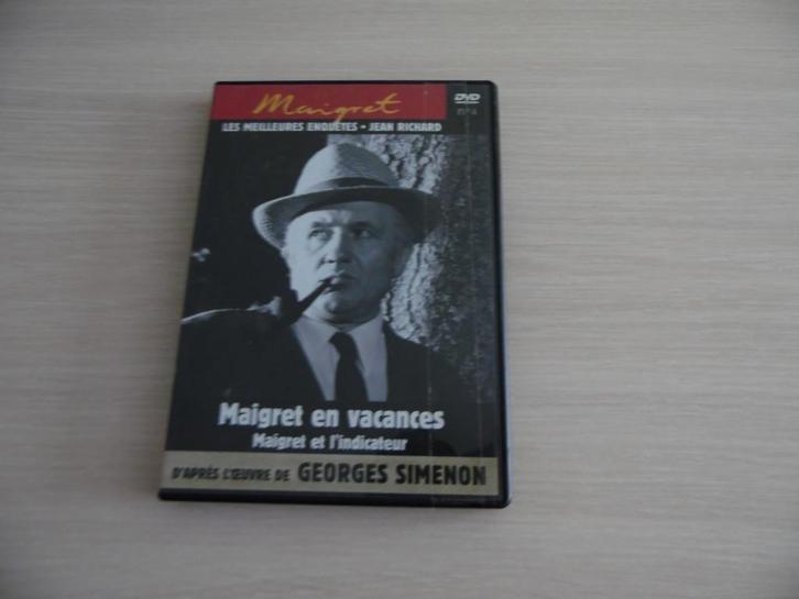 MAIGRET EN VACANCES ET MAIGRET ET L'INDICATEUR, Cd's en Dvd's, Dvd's | Tv en Series, Zo goed als nieuw, Thriller, Boxset, Alle leeftijden