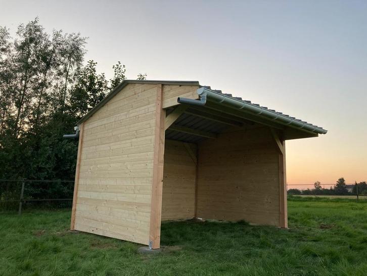 Abri de prairie 3 x 4 m modèle Valentin, Animaux & Accessoires, Box & Pâturages, Pâturage