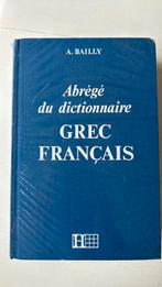 Abrégé du dictionnaire GREC FRANÇAIS À.BAILLY neuf, Boeken, Woordenboeken, Nieuw, A.BAILLY, Frans