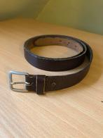 Bruine lederen riem - 115cm, Bruin, Zo goed als nieuw, Riem of Ceintuur, 105 tot 115 cm