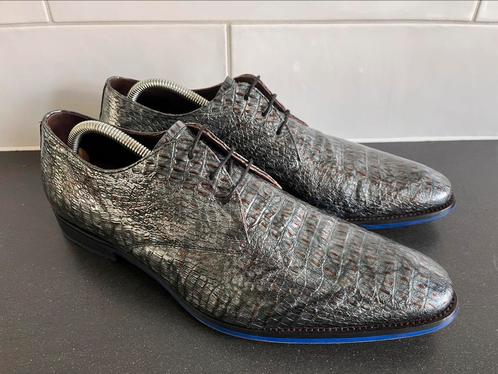 Floris van Bommel herenschoenen maat 10 / 44 als nieuw, Vêtements | Hommes, Chaussures, Comme neuf, Chaussures à lacets, Autres couleurs