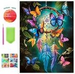 Diamond Painting vlinders dromenvanger 50x40cm (vierkant), Envoi, Neuf, Autres types