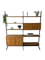 Prachtig vintage retro wandmeubel midcentury, Huis en Inrichting, Kasten | Overige, Ophalen of Verzenden, Zo goed als nieuw