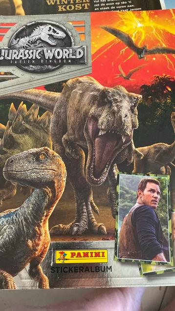 Panini stickerboek- Jurassic world Fallen kingdom beschikbaar voor biedingen