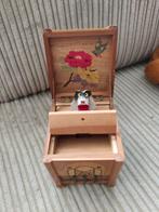 Boîte mécanique japonaise vintage en bois, Enlèvement, Utilisé, Décoration