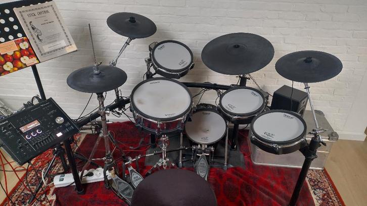 TD50xK met hardware, speelklaar, Musique & Instruments, Batteries & Percussions, Utilisé, Roland, Électronique, Enlèvement