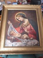 tableau d'aprés carlo dolci signé du peintre  voir photos, Ophalen of Verzenden