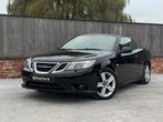 saab 9-3 cabrio/1.9TTiD/leder/automaat/airco/167000km/vector, Auto's, 4 zetels, Cabriolet, Zwart, Leder