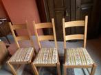 Houten eetkamerstoel - 3 stuks, Ophalen, Zo goed als nieuw, Hout, Drie