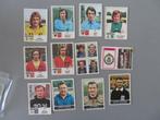 Panini football 1973 - 1974 lotje van 12 stickers, Verzamelen, Ophalen of Verzenden, Zo goed als nieuw, Poster, Plaatje of Sticker