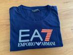 T-Shirt EA7 bleu marine. Taille XL, Bleu, Porté, Enlèvement, Taille 56/58 (XL)