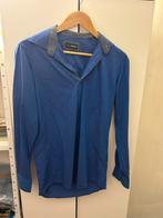 Blauw heren hemd met lange mouwen, Ophalen, Zo goed als nieuw, Blauw, Halswijdte 38 (S) of kleiner