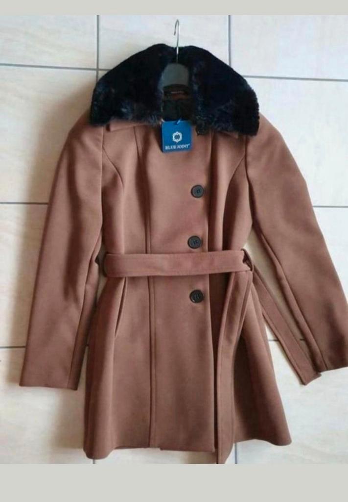 Jas Nieuw met label! Nooit gedragen!, Kleding | Dames, Jassen | Winter, Nieuw, Maat 38/40 (M), Bruin, Verzenden