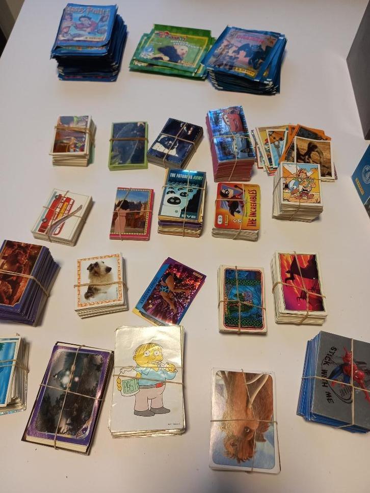 Paniniprentjes vele reeksen Asterix, Star Wars, Harry Potter, Verzamelen, Stickers, Gebruikt, Strip of Tekenfilm, Ophalen of Verzenden